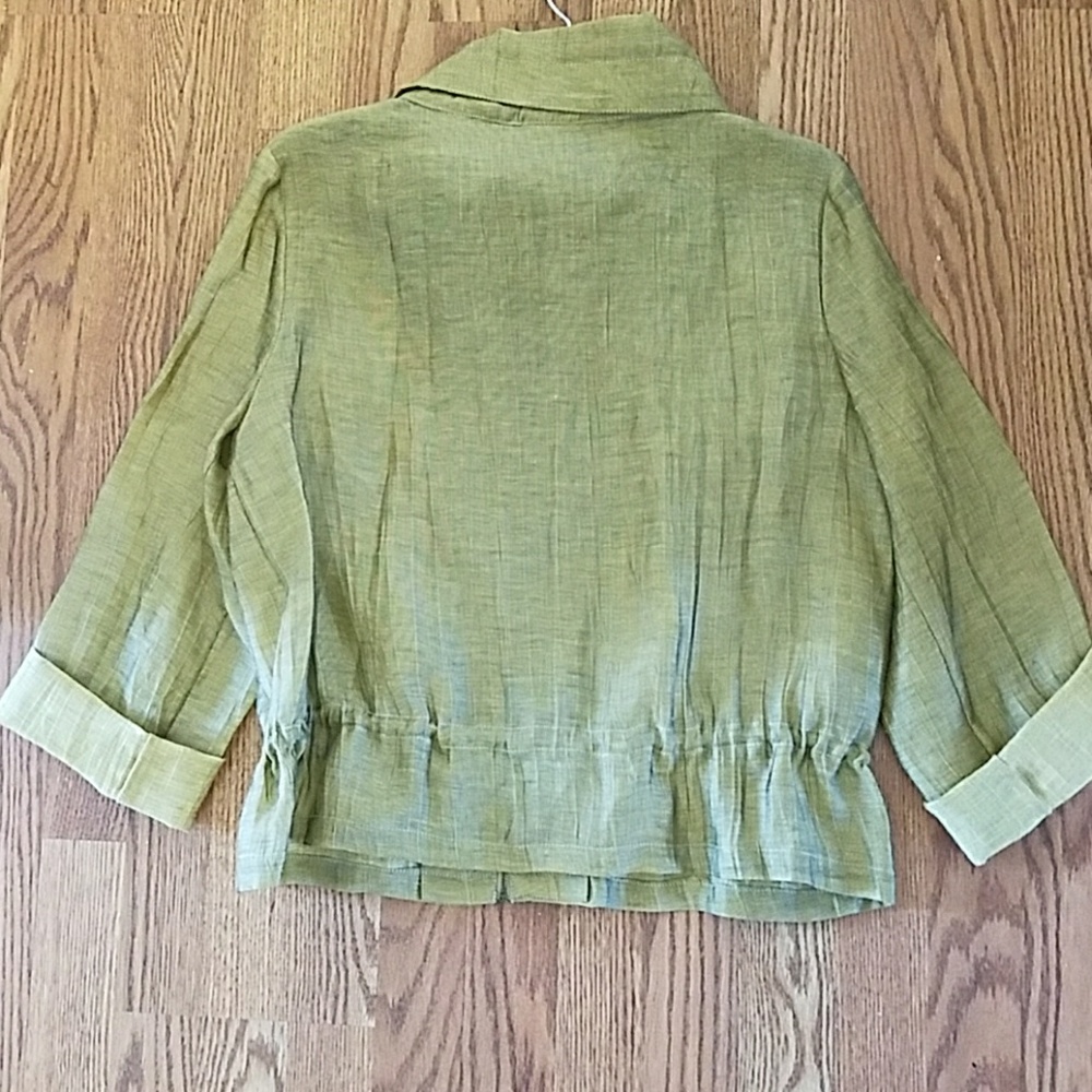 Ruby Rd spring green jacket. - Picture 5 of 6